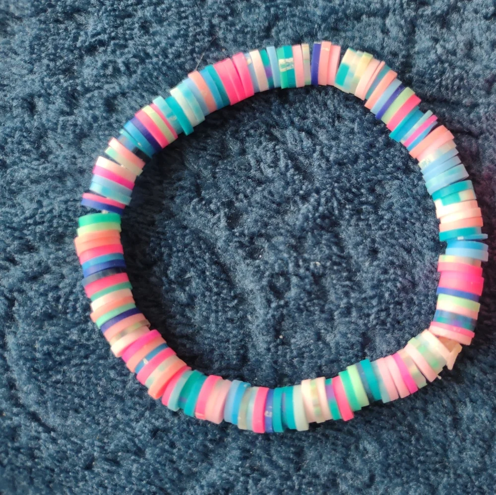 Colorful Kids Beaded Bracelets Set